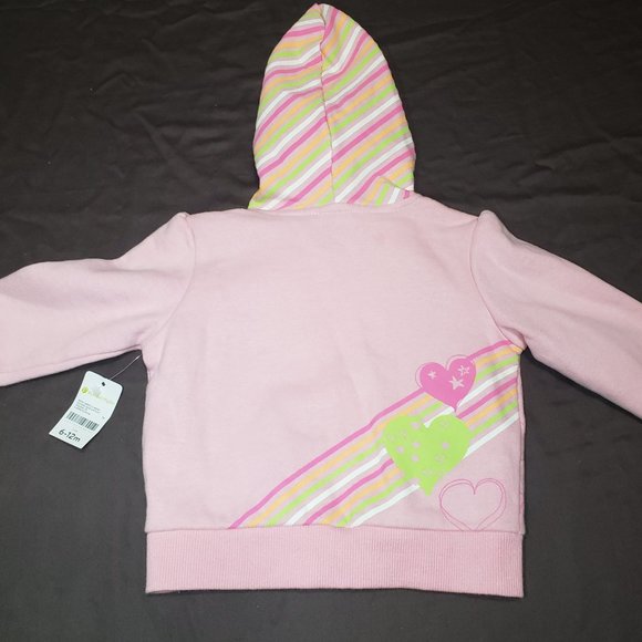 Hoodie Sweater Pink Heart Design Zip Up Please Mum 6-12m Brand New With Tags - Picture 2 of 9